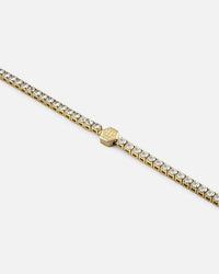 Philipp Plein Plein Tennis Royal Clear Crystal Bracelet Gold