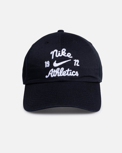 Nike Club Unstructured Strapback Cap Black/Black/White