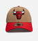 New Era Chicago Bulls "Prolite Two Tone" 9Forty A-Frame Snapback Beige/Khaki
