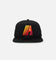 New Era Houston Astros Golfer Pre-Curved Snapback Black/OTC
