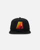 New Era Houston Astros Golfer Pre-Curved Snapback Black/OTC