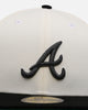New Era Atlanta Braves 'Chrome Black Metallic' 59FIFTY Fitted Chrome/Black