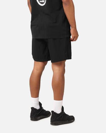 S Double Poplin Coast Boxer Shorts Black
