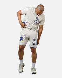 New Era Los Angeles Dodgers 'Logo Select' Summer Shorts Stone
