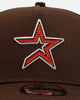 New Era Houston Astros 'Diamante' 9FORTY A-Frame Snapback Walnut