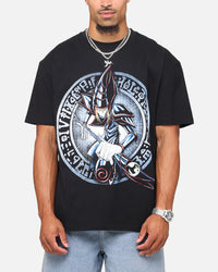 73Studio X Yu-Gi-Oh! Dark Magician Card Heavyweight T-Shirt Black