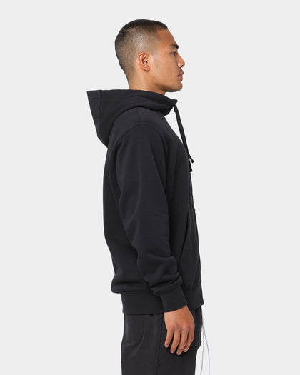 Nike Sportswear Club Front Zip Hoodie Black/Black/White