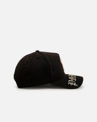 New Era Philadelphia Phillies 'Washed Black Gothic Script' 9FORTY A-Frame Snapback Black