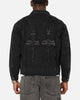 Saint Morta Daggers Cutoff Denim Jacket Vintage Black
