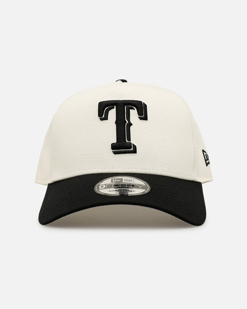 New Era Texas Rangers 'Easy Chrome Black' 9FORTY A-Frame Snapback Chrome/Black