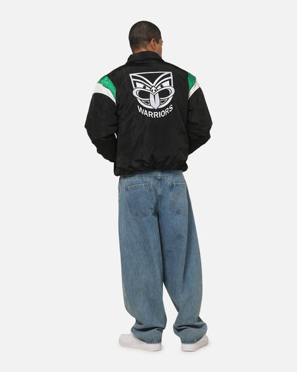 Bleacher Athletic New Zealand Warriors NRL Legacy Baseball Jacket Black