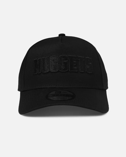 New Era Denver Nuggets 'NBA Black On Black' 9FORTY A-Frame Snapback Black
