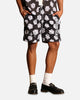 Saint Morta Vintage Rose Beach Shorts Black