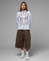 Loiter Cyber Cross Button Up Shirt