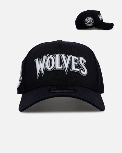 New Era Minnesota Timberwolves 'Midnight Navy' 9FORTY A-Frame Snapback Midnight Navy