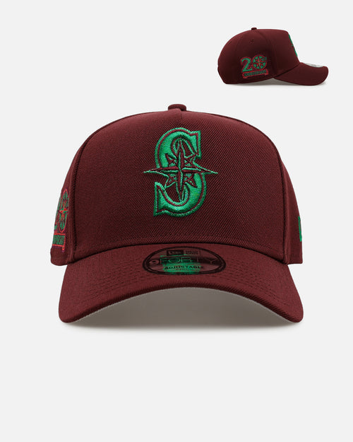 New Era Seattle Mariners 'Frosted Burgundy' 9FORTY A-Frame Snapback Burgundy