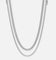 Saint Morta Duo Cuban Chain Set White Gold