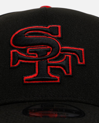 New Era San Francisco 49ers 'Outline' 9FORTY A-Frame Snapback Black