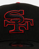 New Era San Francisco 49ers 'Outline' 9FORTY A-Frame Snapback Black