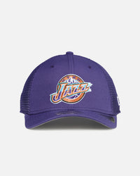 New Era Utah Jazz 'HWC' 9SEVENTY Trucker Stretch Snapback Dark Purple