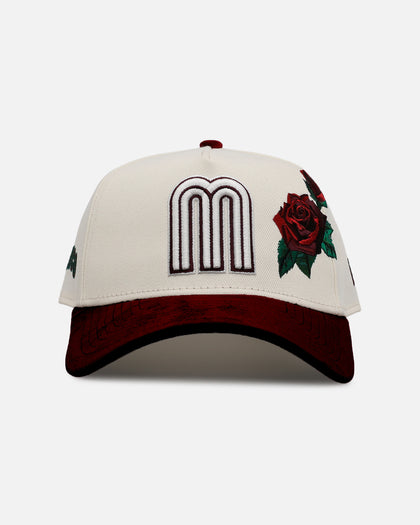 New Era Mexico National Baseball Team 'Velvet Roses' 9FORTY A-Frame Snapback Chrome