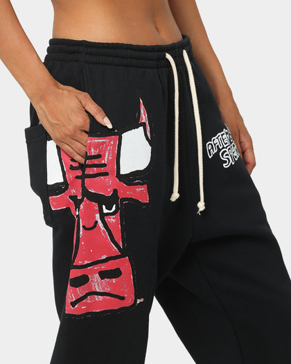 After School Special After School Special X NBA Chicago Bulls Sweat Pants Black
