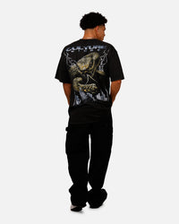 Culture Kings Snake Eyes T-Shirt Black Acidwash