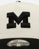 New Era Michigan Wolverines Football 'Easy Chrome Black' 9FORTY A-Frame Snapback Chrome/Black