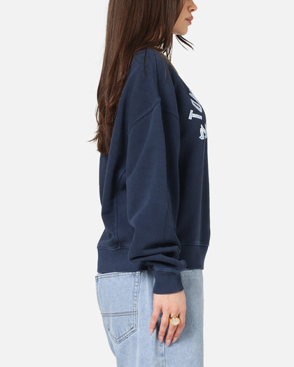 Tommy Jeans Women's TJW Varsity Crewneck Dark Night Navy
