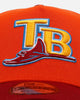 New Era Tampa Bay Rays 'Horizon' 9FORTY A-Frame Snapback Orange