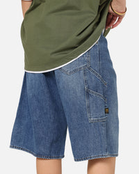 G-Star Bam Logger Denim Shorts Faded Blue