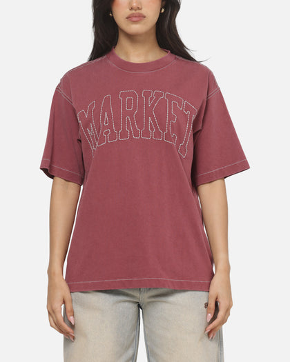 Market Big Stitch T-Shirt Oxblood