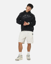 Nike Air Fleece Pullover Hoodie Black/White