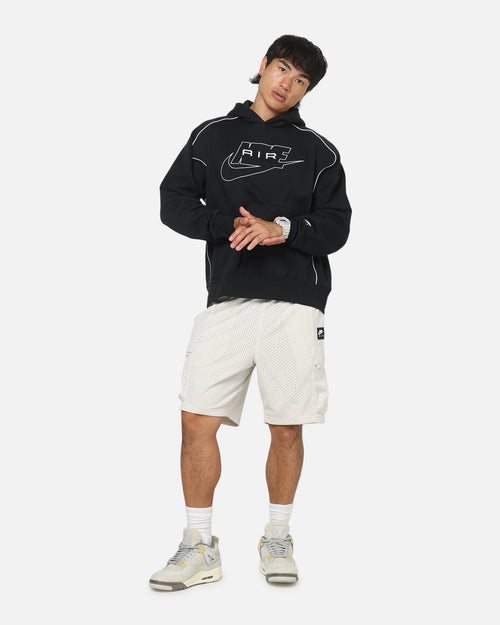 Nike Air Fleece Pullover Hoodie Black/White