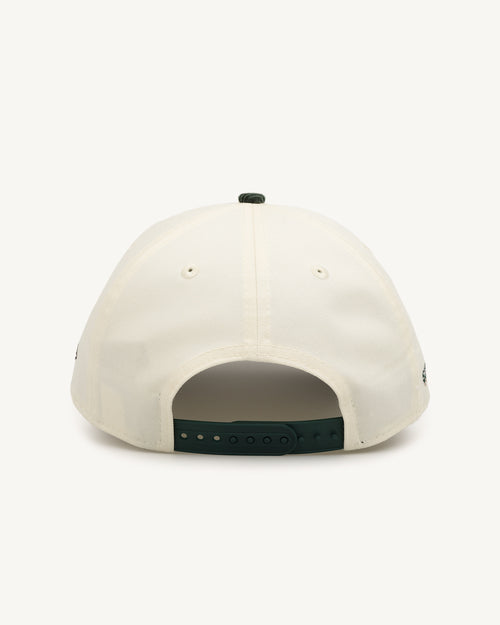 New Era Miami Dolphins 'Chrome White Green' Corduroy Visor 9FORTY A-Frame Snapback Chrome