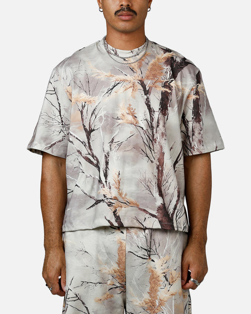 MNML Washed Dart T-Shirt Snow Camo