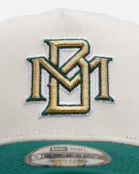 New Era Milwaukee Brewers 'Team Color Visor' 9FORTY A-Frame Snapback Chrome/Official Team Color