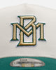New Era Milwaukee Brewers 'Team Color Visor' 9FORTY A-Frame Snapback Chrome/Official Team Color