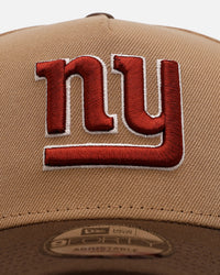 New Era New York Giants 'Thanksgiving Football' 9FORTY A-Frame Snapback Khaki