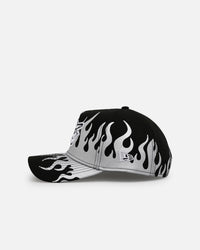 New Era Baltimore Orioles 'Metallic Flames' 9FORTY A-Frame Snapback Black/Silver