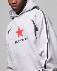Loiter Trackstar Hoodie Grey Marle