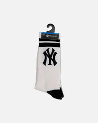 Pro Compression New York Yankees Gym Stripe Crew Sock Black/White
