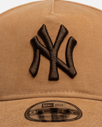 New Era New York Yankees "Toasted Grain" 9Forty A-Frame Snapback Walnut