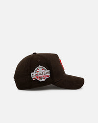 New Era Washington Nationals 'Walnut Cord' 9FORTY A-Frame Corduroy Snapback Walnut