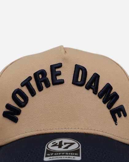 47 Brand Notre Dame Fighting Irish Football 'Arch' 47 Offside Snapback Khaki/Official Team Color