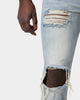 Saint Morta Destroyer Distressed Jeans Vintage Blue
