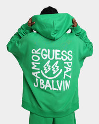 GUESS Originals X J Balvin Paz Hoodie Vip Green
