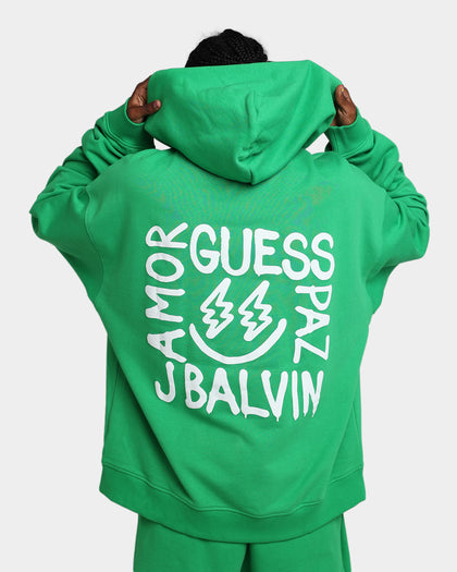 GUESS Originals X J Balvin Paz Hoodie Vip Green
