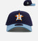 New Era Houston Astros 'Coral' 9FORTY A-Frame Snapback Navy/Sky