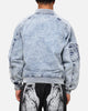 Saint Morta Flight Denim Jacket Blue Stonewash